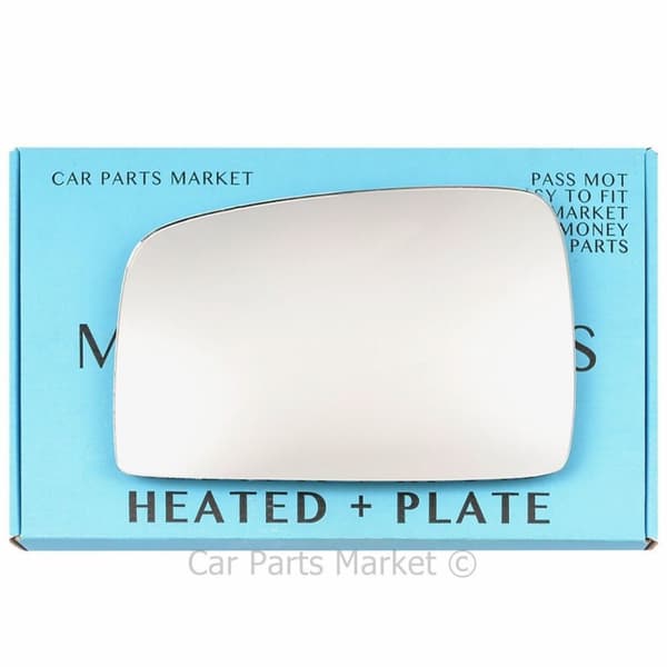 Left Side Wing Door Mirror Glass For Kia Sportage 2005-07 Heated + Plate