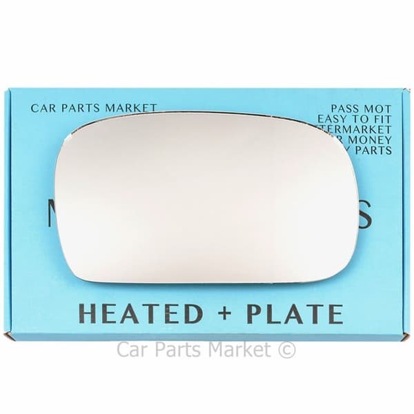 Right Side Wing Door Mirror Glass For Kia Sportage 1995-03 Heated + Plate