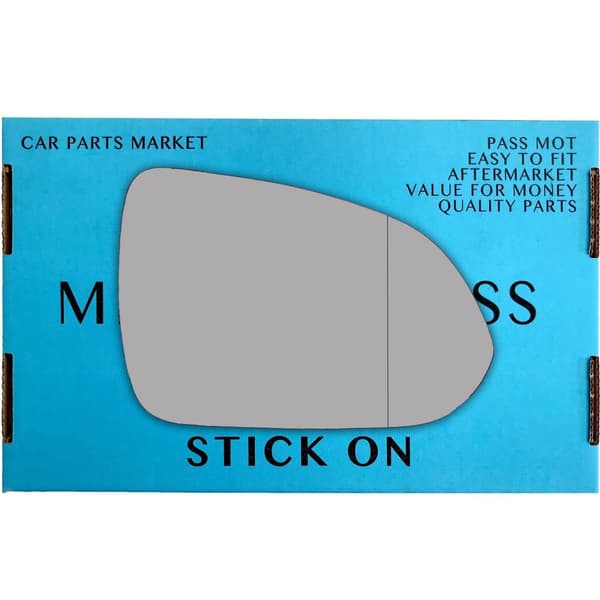 Right Driver Side Wide Angle Wing Mirror Glass For Kia Rio mk4 2017-2023