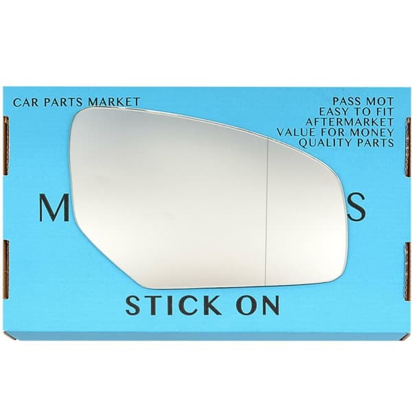 Right Driver Side Wide Angle Wing Mirror Glass For Honda Civic IX 2012-2017