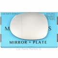 Miniatyrbillede 1 af 2: Left Passenger Side Wide Angle Wing Mirror Glass For Honda Civic 2006-11 + Plate