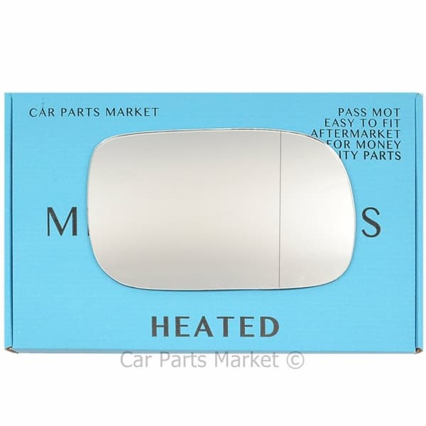 Right Driver Side Wide Angle Wing Mirror Glass For Honda Accord 2003-2008 Heated