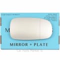 Miniatyrbillede 1 af 2: Right Driver Side Wide Angle Wing Door Mirror Glass For Saab 9-5 2003-08 + Plate