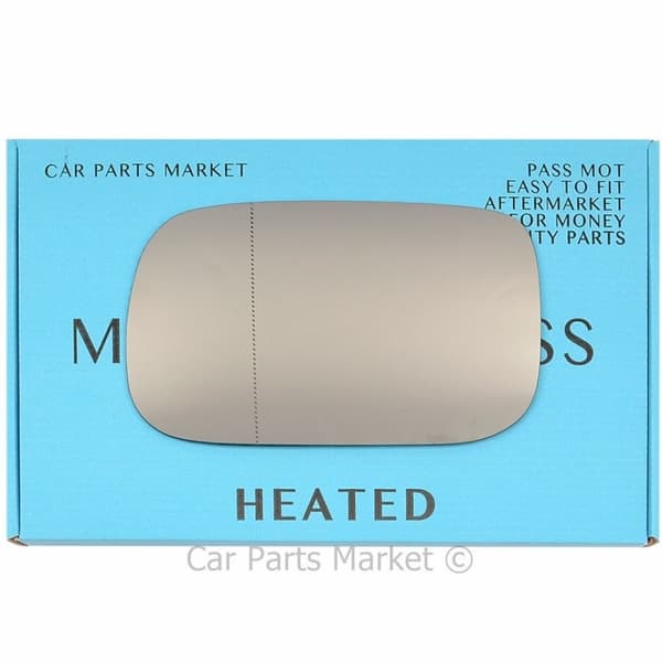 Left Passenger Side Wide Angle Wing Mirror Glass For Honda Accord 2003-08 Heated