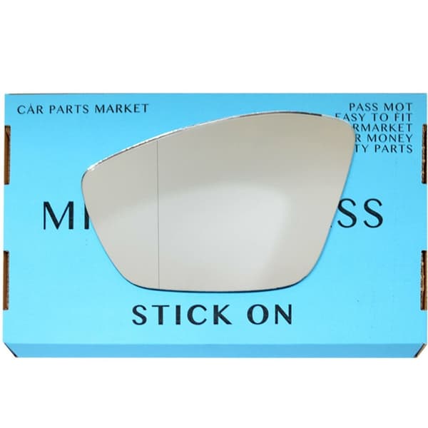 Left Passenger Side Wide Angle Wing Mirror Glass For DS DS3 Crossback 2019-2023