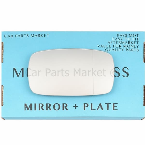 For Ford Mondeo 96-00 Right Side Aspheric Wing Door Mirror Glass with Plate
