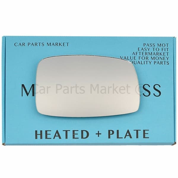 Right Driver Side Wing Mirror Glass For VW Corrado 1988-1995 Heated +Plate