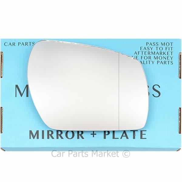 For Ford C-Max 09-10 Right Side Aspheric Wing Door Mirror Glass with Plate