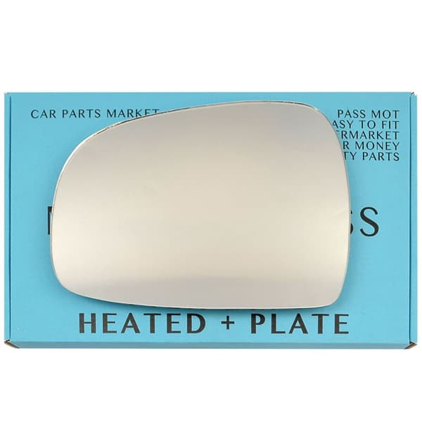 For Hyundai Matrix 07-10 Left Passenger Side Electric Wing Mirror Glass w/ Plate