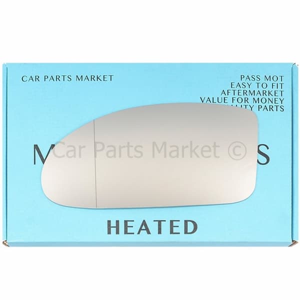 For Ford Focus 98-04 Left Passenger Side Aspheric Electric Wing Mirror Glass