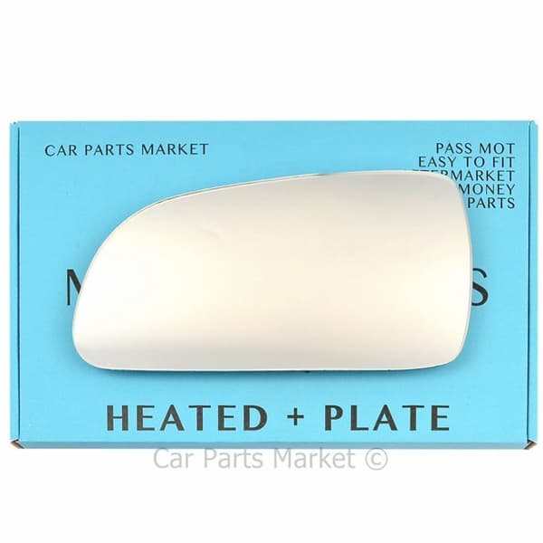 For Hyundai Sonata 05-09 Left Passenger Side Electric Wing Mirror Glass + Plate