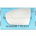 Miniatyrbillede 1 af 2: Left Passenger Side Wide Angle Wing Mirror Glass For Ford EcoSport 12-23 +Plate