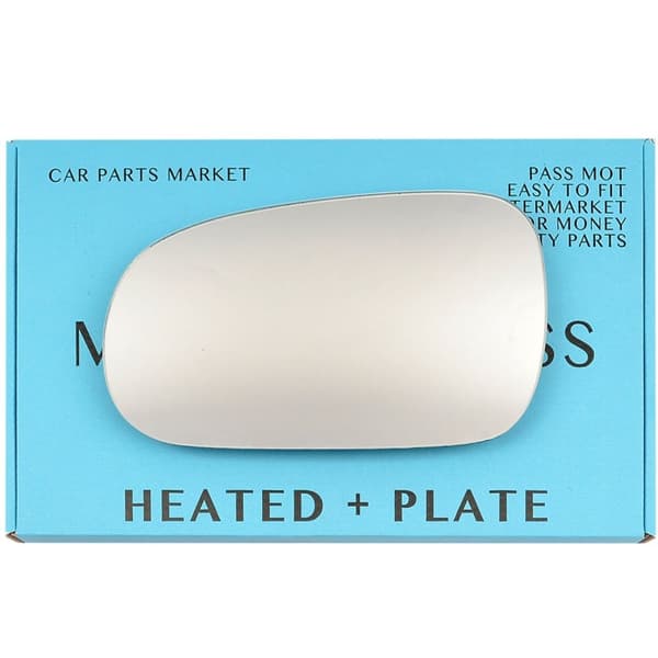 Left Side Wing Door Mirror Glass For Honda Civic 1996-2000 Heated + Plate