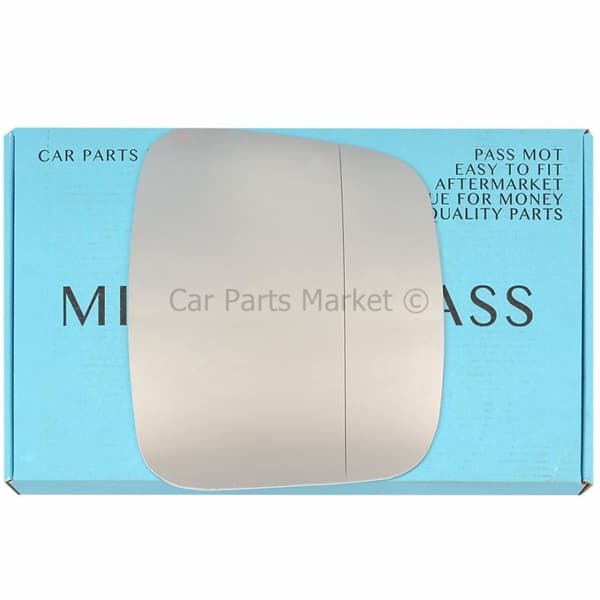 Right Driver Side Wide Angle Wing Door Mirror Glass For Fiat Qubo 2007-19 +Plate