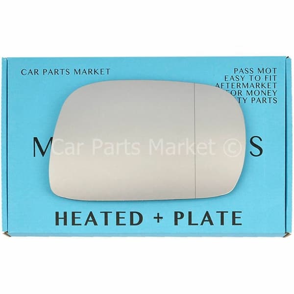 For Vauxhall Agila A 00-07 Right Aspheric Electric Wing Mirror Glass Plate