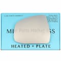 Miniatyrbilde 1 av 2: For Ford Mondeo 07-14 Left Side Electric Wing Door Mirror Glass with Plate