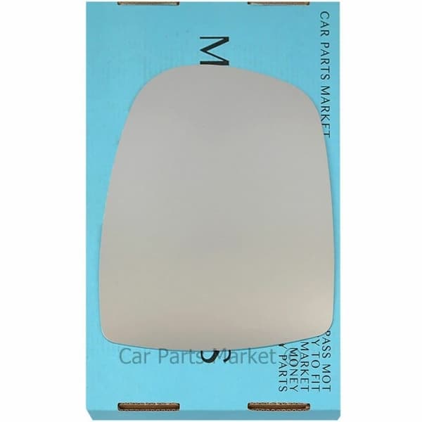 Left Side Wing Mirror Glass For Vauxhall Vivaro 2001-2014 Heated + Plate