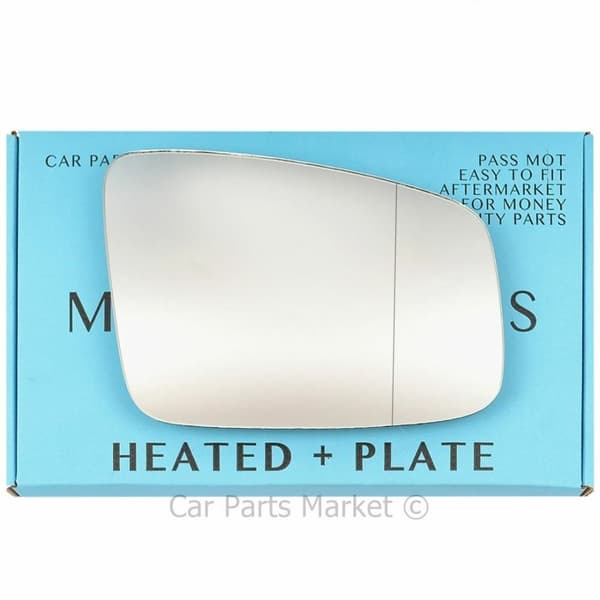 For Renault Espace 10-14 Right Side Aspheric Electric Mirror Glass with Plate