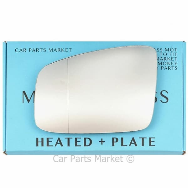 For Renault Espace 10-14 Left Side Aspheric Electric Mirror Glass with Plate
