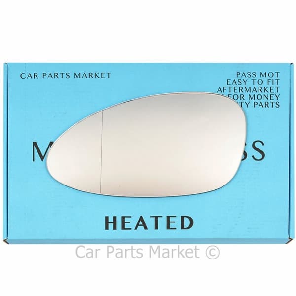Left Side Wide Angle Wing Mirror Glass For Porsche 968 92-95 Heated