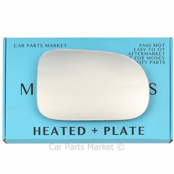 Right Side Wing Door Mirror Glass For Suzuki Swift 1989-96 Heated + Plate
