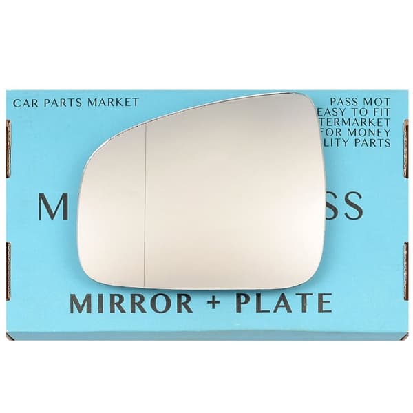 For Dacia Logan MCV 2013-2020 Left Passenger Aspheric Mirror Glass with Plate