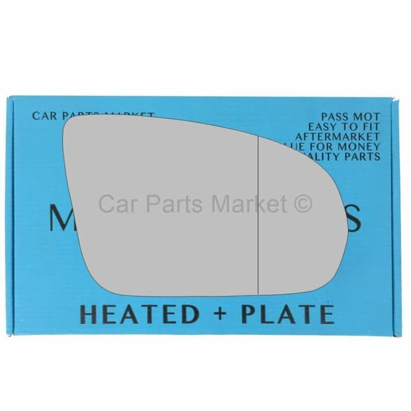 For Mercedes S-Class 2013-2020 Right Aspheric Electric Wing Mirror Glass +Plate