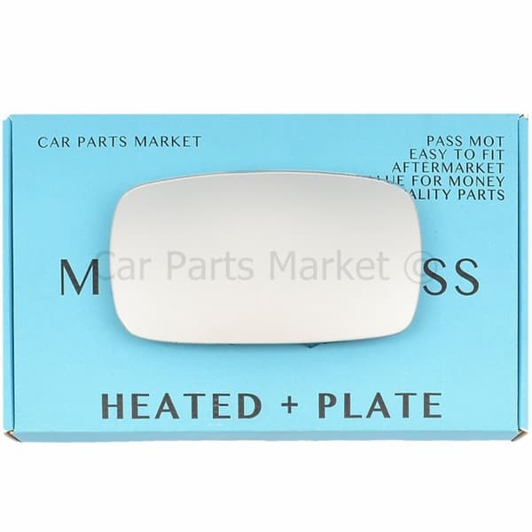 For Ford Mondeo 96-00 Left Side Electric Wing Door Mirror Glass with Plate