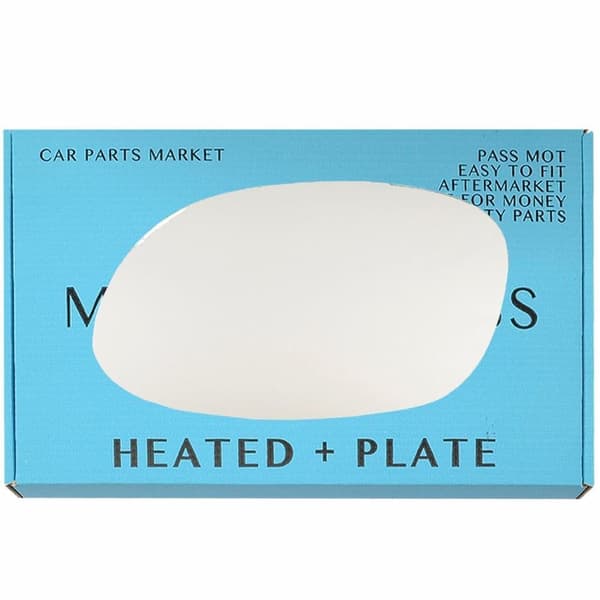 Left Passenger Side Wing Mirror Glass For Ssangyong Korando 04-08 Heated Plate
