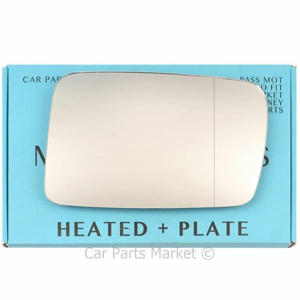 Right Side Wide Angle Wing Mirror Glass For Jeep Commander 06-10 heat + Plate