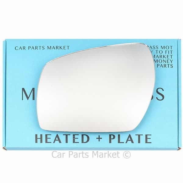 For Ford Fusion 10-12 Left Passenger Side Electric Wing Mirror Glass with Plate