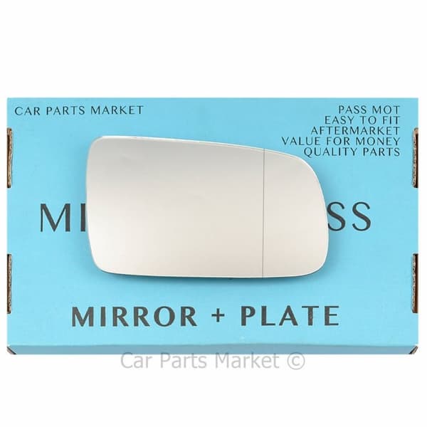 Right Driver Wide Angle Wing Door Mirror Glass For Citroen Zx 1991-1998 +Plate