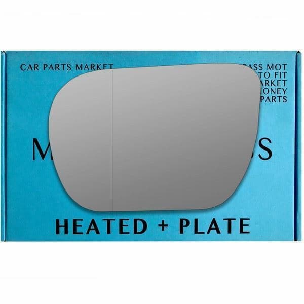 For Hyundai Santa Fe mk3 12-13 Left Side Wide Angle Mirror Glass electric Plate