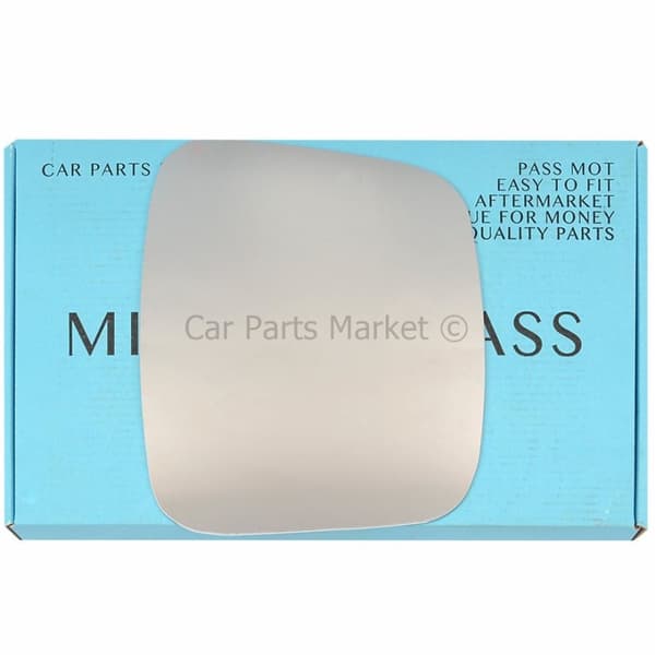 Right Driver Side Convex Wing Mirror Glass For Fiat Qubo 07-19 Heated +Plate