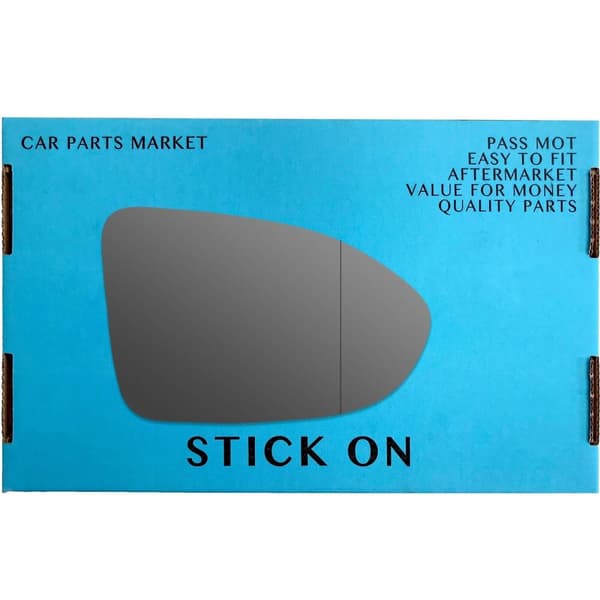 Right Driver Side Wide Angle Wing Mirror Glass For Volkswagen Golf mk8 2020-2023