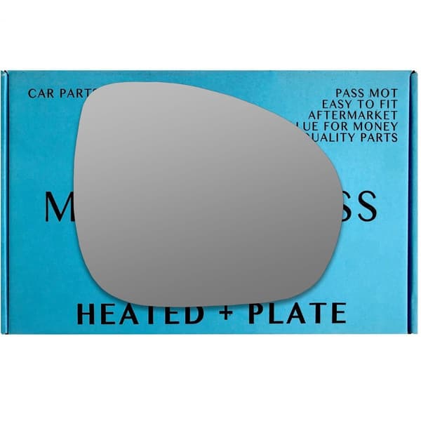 For Fiat 500X 2015-2023 Right Driver Side Wing Mirror Glass electric Plate