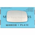 Miniatyrbilde 1 av 2: For VW Corrado 88-95 Right Driver Side Aspheric Wing Door Mirror Glass +Plate