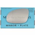 Miniatyrbilde 1 av 2: For VW Passat 05-10 Left Passenger Side Aspheric Wing Door Mirror Glass +Plate