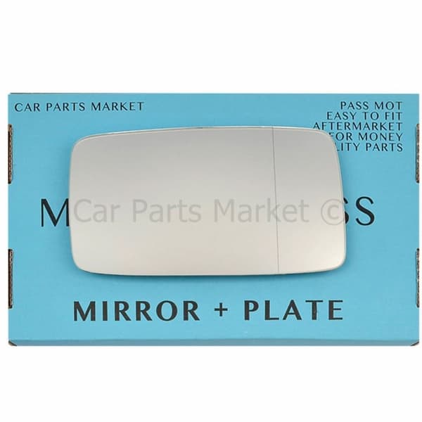 For Vw Golf mk3 1992-98 Right Driver Side Aspheric Wing Door Mirror Glass +Plate
