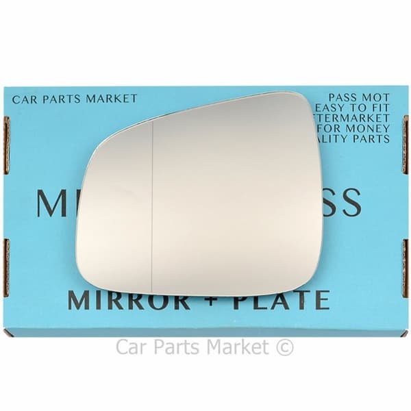 For Chevrolet Lacetti 09-11 Left Side Aspheric Wing Mirror Glass with Plate