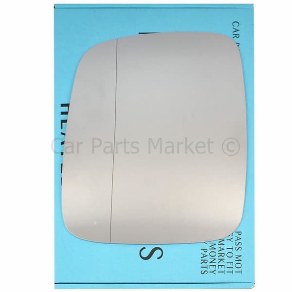 Left Side Wide Angle Wing Door Mirror Glass For VW Transporter 1990-2003 + Plate