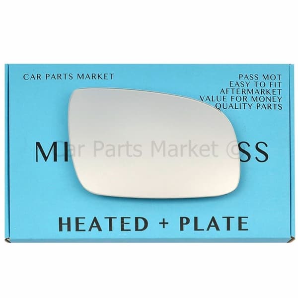 For SEAT AROSA 2001-2005 Heated +Plate Right Driver Side Wing Mirror Glass