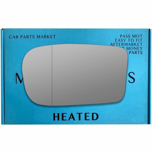 Left Passenger Side Wide Angle Wing Mirror Glass For Chrysler 300C 11-17 Heated