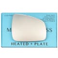Miniatyrbillede 1 af 2: For Dacia Logan MCV 2013-2020 Right Driver Electric Wing Mirror Glass with Plate