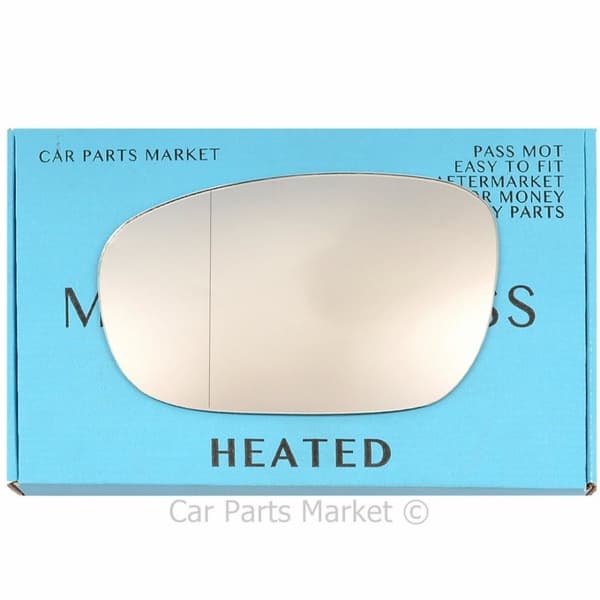 Left Side Wide Angle Wing Door Mirror Glass For Chrysler 300 C 04-10 Heated