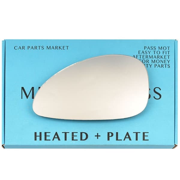 Left Side Wing Door Mirror Glass For Citroen C4 2004-2009 Heated +Plate