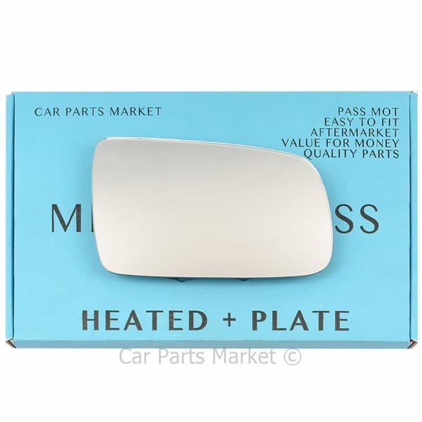 Right Driver Side Wing Mirror Glass For Citroen Zx 1991-98 Heated +Plate