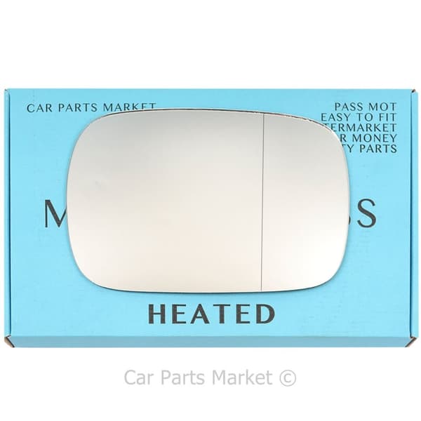 Right Driver Side Wide Angle Wing Door Mirror Glass For Volvo XC90 01-06 Heated