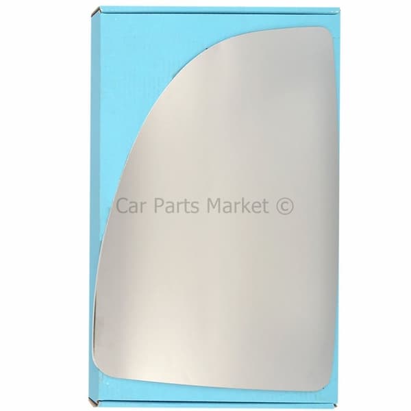 Left Passenger Side Wing Door Mirror Glass For Citroen Relay 1999-2006 + Plate