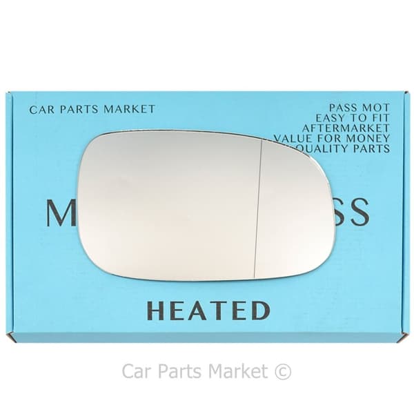 Right Driver Side Wide Angle Wing Door Mirror Glass For Volvo c30 2006-09 Heated